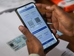 An enumerator uploads documents of an applicant registering for the Draft Electoral Roll 2026 as part of the ECI's SIR.