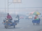 National Highway 9 in Dasna on Saturday.