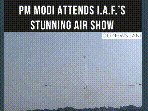 PM Modi, Rajnath Singh Attend IAF's 94th Anniversary Air Show 'Wings Over Ganges' In Varanasi #shorts 
