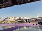 A Boeing 787 Dreamliner of Riyadh Air at King Khalid International Airport in Riyadh.