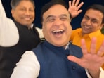 The AI-generated clip has attracted more than 2.5 million views after being shared on the chief minister's official Instagram account.(Instagram@officeofhbs)