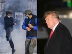 Trump criticised France's immigration policies while addressing a campaign rally for Republican candidates in Perry, Georgia.
(AP/Bloomberg)