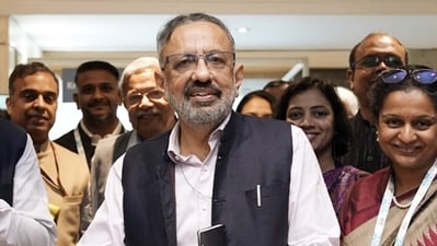 NITI Aayog member Rajiv Gauba also called on the Ministry of Housing and Urban Affairs to link support under urban development missions to the implementation of reforms. (@NITIAayog X)