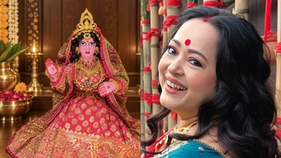 লক্ষ্মীর ভোগে এলোঝেলো মাস্ট,এবার অপরাজিতার ‘মা’ সেজেছেন ঘাগরা-চোলিতে, মেনুুতে থাকছে আর কী? লক্ষ্মীর ভোগে এলোঝেলো মাস্ট,এবার অপরাজিতার ‘মা’ সেজেছেন ঘাগরা-চোলিতে, মেনুুতে থাকছে আর কী?