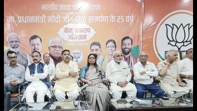 BJP’s state president Archana Gupta announced that Union home minister Amit Shah will visit Karnal to participate in the padyatra (foot march) on November 5. (HT Photo) BJP’s state president Archana Gupta announced that Union home minister Amit Shah will visit Karnal to participate in the padyatra (foot march) on November 5. (HT Photo)