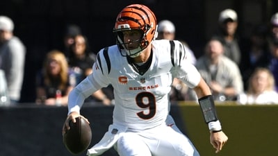 Joe Burrow appeared to find his rhythm after the break. (IMAGN IMAGES via Reuters Connect)