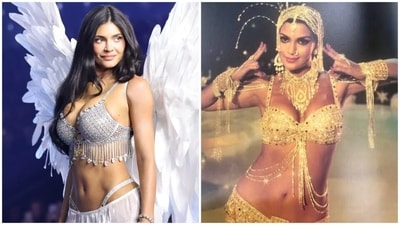 On October 18, Kylie Jenner walked the Victoria's Secret runway in the brand's 'fantasy bra'; Zeenat Aman in a still from Satyam Shivam Sundaram. (AP and Facebook/ PrinsepsOnline) On October 18, Kylie Jenner walked the Victoria's Secret runway in the brand's 'fantasy bra'; Zeenat Aman in a still from Satyam Shivam Sundaram. (AP and Facebook/ PrinsepsOnline)