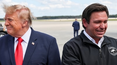 Florida governor Ron DeSantis urges states to stop H-1B hiring at universities. (REUTERS)