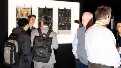 Analysts at Nvidia technology conference in March. Analysts at Nvidia technology conference in March.