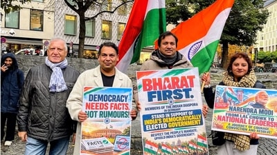 Indian diaspora in Germany conducted ‘Bharat First’ demostration in Munich. Indian diaspora in Germany conducted ‘Bharat First’ demostration in Munich.