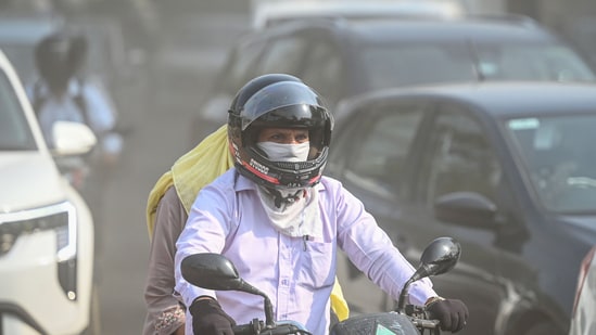 Sachin Ghude, the IITM scientist overseeing the lab, said a large chunk of particulate matter originated as secondary pollutants (Sanchit Khanna/ Hindustan Times)