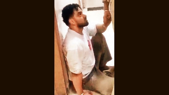 The accused, identified as Ranjitpal Singh, a resident of Hira Singh Nagar in Kharar, has been arrested. (HT Photo)