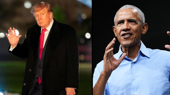 Donald Trump responded on Truth Social by attacking Barack Obama’s record, the Iran nuclear deal and his latest political endorsements. (Reuters and AP)