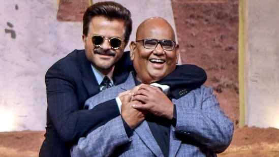 Anil Kapoor got emotional thinking about late actor Satish Kaushik. (PTI)