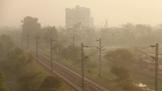 Gurugram recorded an annual PM10 of 164.9 µg/m³ in 2026 (as on October 23) against the prescribed annual limit of 60 µg/m³. (PTI)