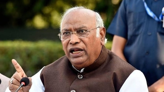 Congress leader Mallikarjun Kharge. (HT_PRINT)