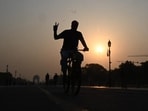 Delhi’s air quality has remained largely in the moderate category through October, dipping to the poor zone on October 21, 22 and 23. (HT Photo/Arvind Yadav)