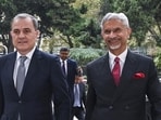 Jaishankar meets Azerbaijan President Ilham Aliyev in Baku to deepen cooperation in trade, energy, tourism and transport. (@DrSJaishankar)