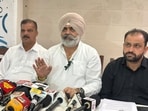 Majriyan announced his resignation at a press conference at the Chandigarh Press Club on Monday. (HT Photo)