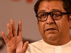 MNS Chief Raj Thackeray Party Candidate from Belapur & Airoli during an election campaign held at Sanpada in Navi Mumbai, India.