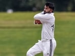Saransh Jain is on the top of his game against Bihar in the Ranji Trophy. Saransh Jain is on the top of his game against Bihar in the Ranji Trophy.