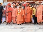In this image received on Oct. 20, 2026, Uttar Pradesh Chief Minister Yogi Adityanath led the traditional Vijayadashami procession from Gorakhnath Temple during Vijaydashmi festival. (Handout via PTI Photo)(PTI/Handout Photo)