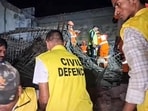 Rescue operations underway at the collapse site. (ANI)