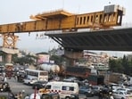 The flyover at Bhankharpur junction was crucial for improving traffic flow, reducing congestion and lowering the risk of road accidents, said the MLA. (HT File)
