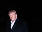 US President Donald Trump walks across the South Lawn after returning on Marine One at the White House in Washington, DC, on October 25, 2026. President Trump is returning from Michigan where he spoke at a midterm election rally. (Photo by SAUL LOEB / AFP)(AFP)
