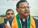 Uttar Pradesh BJP chief Pankaj Chaudhary released the list which comprises 548 members. (HT file)
