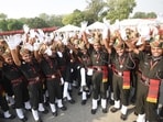 More than 18,000 Agniveers from the first batch are set to leave the armed forces by December 31 after completing their four-year tenure, officials said.(HT file photo)