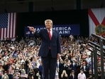 President Trump at a campaign rally in Fort Myers, Fla.