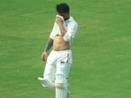 Rinku Singh was dismissed for just two runs against Pondicherry. Rinku Singh was dismissed for just two runs against Pondicherry.