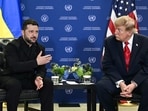 Ukrainian President Volodymyr Zelensky and US President Donald Trump.(File Photo/AFP)