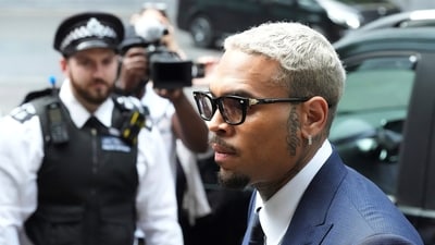 Chris Brown was sentenced to eight months, suspended, after pleading guilty to affray following a 2023 London nightclub attack on music producer Abe Diaw.. (AP Photo/Frank Augstein) Chris Brown was sentenced to eight months, suspended, after pleading guilty to affray following a 2023 London nightclub attack on music producer Abe Diaw.. (AP Photo/Frank Augstein)