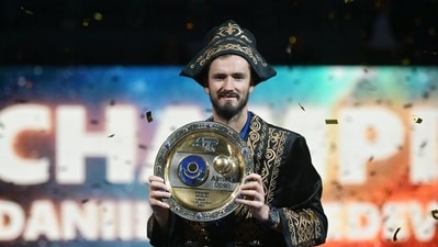 Daniil Medvedev won the Almaty title Daniil Medvedev won the Almaty title