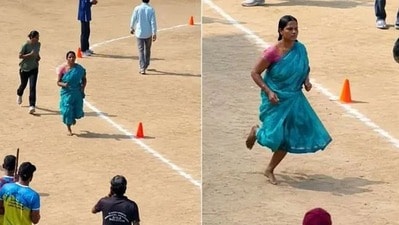 খালি পায়ে ১৬০০ মিটার দৌড়ে রেকর্ড! তবুও সরকারি চাকরি হাতছাড়া লড়াকু মায়ের (সৌজন্যে এক্স ) খালি পায়ে ১৬০০ মিটার দৌড়ে রেকর্ড! তবুও সরকারি চাকরি হাতছাড়া লড়াকু মায়ের (সৌজন্যে এক্স )