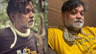 সৃজিতের সাপ-প্রীতি। সৃজিতের সাপ-প্রীতি।