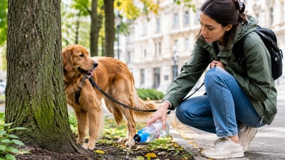 New Vienna campaign aims to reduce damage to trees from dog urine. (Representational image generated using AI) New Vienna campaign aims to reduce damage to trees from dog urine. (Representational image generated using AI)