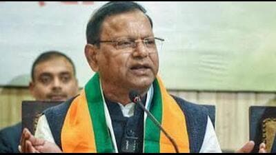 Uttar Pradesh BJP chief Pankaj Chaudhary released the list which comprises 548 members. (HT file)