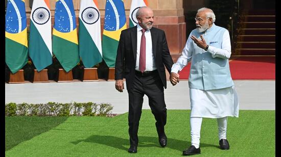 For India, Lula’s re-election bodes well. New Delhi has close relations with its BRICS partner, and both nations have been on the receiving end of unilateral US tariffs. (HT Archive)