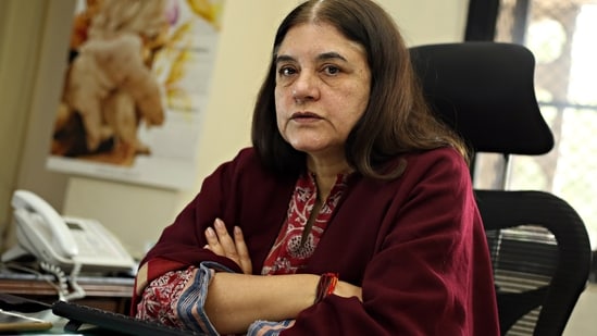 Former Union minister Maneka Gandhi.