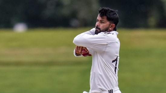 Saransh Jain is on the top of his game against Bihar in the Ranji Trophy. 