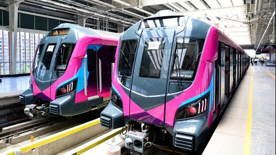 Passenger services on Hinjewadi-Shivajinagar Metro Line 3 are set to commence on November 3, with Prime Minister Narendra Modi expected to flag off the service virtually. ((PIC FOR REPRESENTATION))