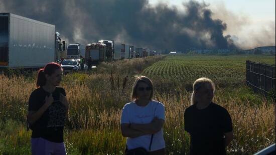 Russia has repeatedly targeted Ukraine’s ports, grain storage facilities, transport infrastructure and civilian shipping. (Reuters)