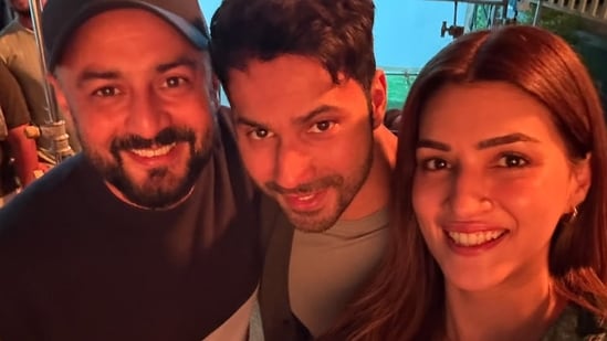 Bhediya 2 or a new film? Kriti Sanon, Varun Dhawan and Amar Kaushik's reunion sparks speculation.