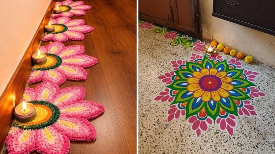 Simple rangoli designs