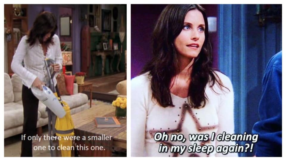 Many 'perfectionists' relate to Monica Geller from Friends. (Picture credit: Pinterest)