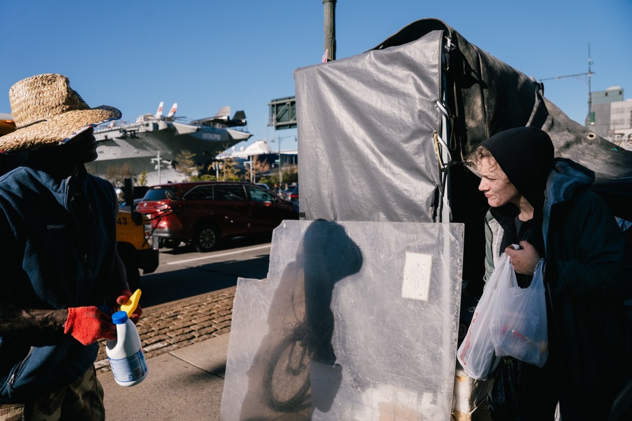 Homeless encampments have been a challenge for a succession of New York City mayors. PAOLA CHAPDELAINE FOR WSJ Homeless encampments have been a challenge for a succession of New York City mayors. PAOLA CHAPDELAINE FOR WSJ