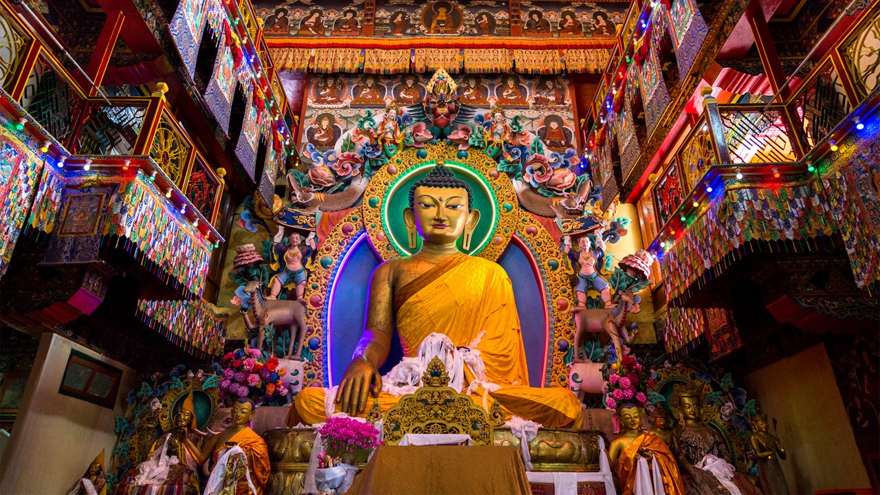 Established in the latter part of 1681, the monastery is situated at an elevation of over 10,000 feet and overlooks the picturesque Tawang Valley. (Incredible India) Established in the latter part of 1681, the monastery is situated at an elevation of over 10,000 feet and overlooks the picturesque Tawang Valley. (Incredible India)